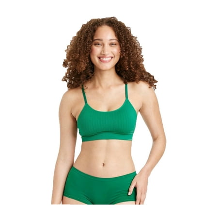 

Green Seamless Pullover Bralette - X-Small