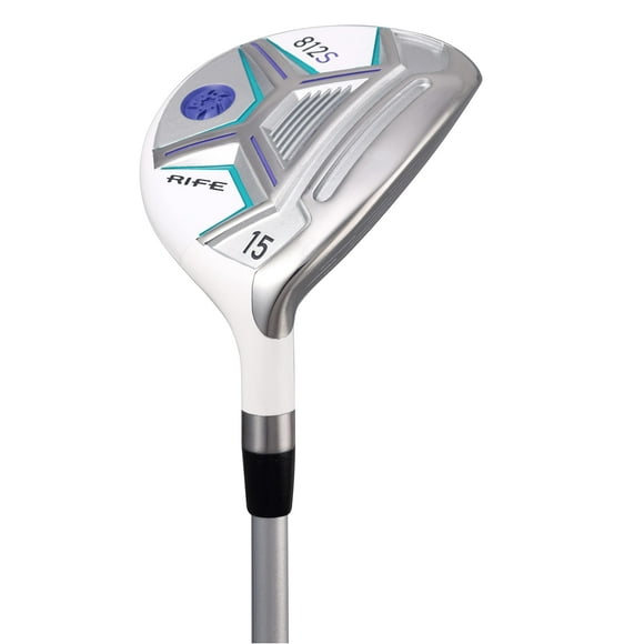 Women's Rife 812s Offset Golf 15 Wood Golf Club, Right Handed Premium Ultra Forgiving Ladies Flex Graphite Shaft with Tour Velvet Grip