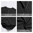 thumbnail image 4 of Women Casual Zip Up Cargo Ruched Hem Sleeveless Blazer Vest Jackets, 4 of 4