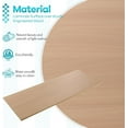 thumbnail image 4 of Kaboon 40x18 inch Universal Table Top, Light Walnut, 4 of 6