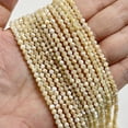 thumbnail image 4 of 2 3 4 MM Cuentas de piedra naranja amarilla natural Pequeñas cuentas de ágata de cristal facetadas Jaspe Cuarzo Espaciador para hacer joyas 15", 4 of 5