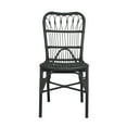 thumbnail image 5 of Harper & Bright Designs Outdoor PE Wicker Dining Chairs Set of 2, 2 Person Patio Rattan Chairs for Backyard Poolside Garden, Black+Gery, 5 of 13