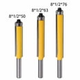 thumbnail image 1 of Fresa para carpintería, broca de afeitar Extra larga, cabezal de corte recto, fresa para carpintería, juego de tres piezas Sailing Electrónica, 1 of 4