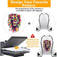 thumbnail image 1 of 30Pcs Blank Sublimation Drawstring Bags Drawstring Backpack Bulk Heat Press Sublimation Bags Reusable Cinch Bag Sackpack, 1 of 6