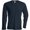 Grey, variant on Kariban Mens Slim Fit Long Sleeve Crew Neck T-Shirt