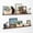 Picture Ledge Shelves,walnut, variant on Picture Ledge Shelf, 48 Inch Floating Shelves Set of 2, Large Nursery Book Shelves for Toys Storage, Kids Bookshelf Wall Mounted for Wall Decor Books Photo Frames, White