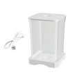 thumbnail image 1 of Two Styles To Choose From Individual Fish Tank/Ambient Light Fish Tank Mini Fish Tank Fish Tank Small Desktop Rectangular Fish Tank With Top Feeding Hole & Built In Bottom Phone Christmas Ornament E, 1 of 3