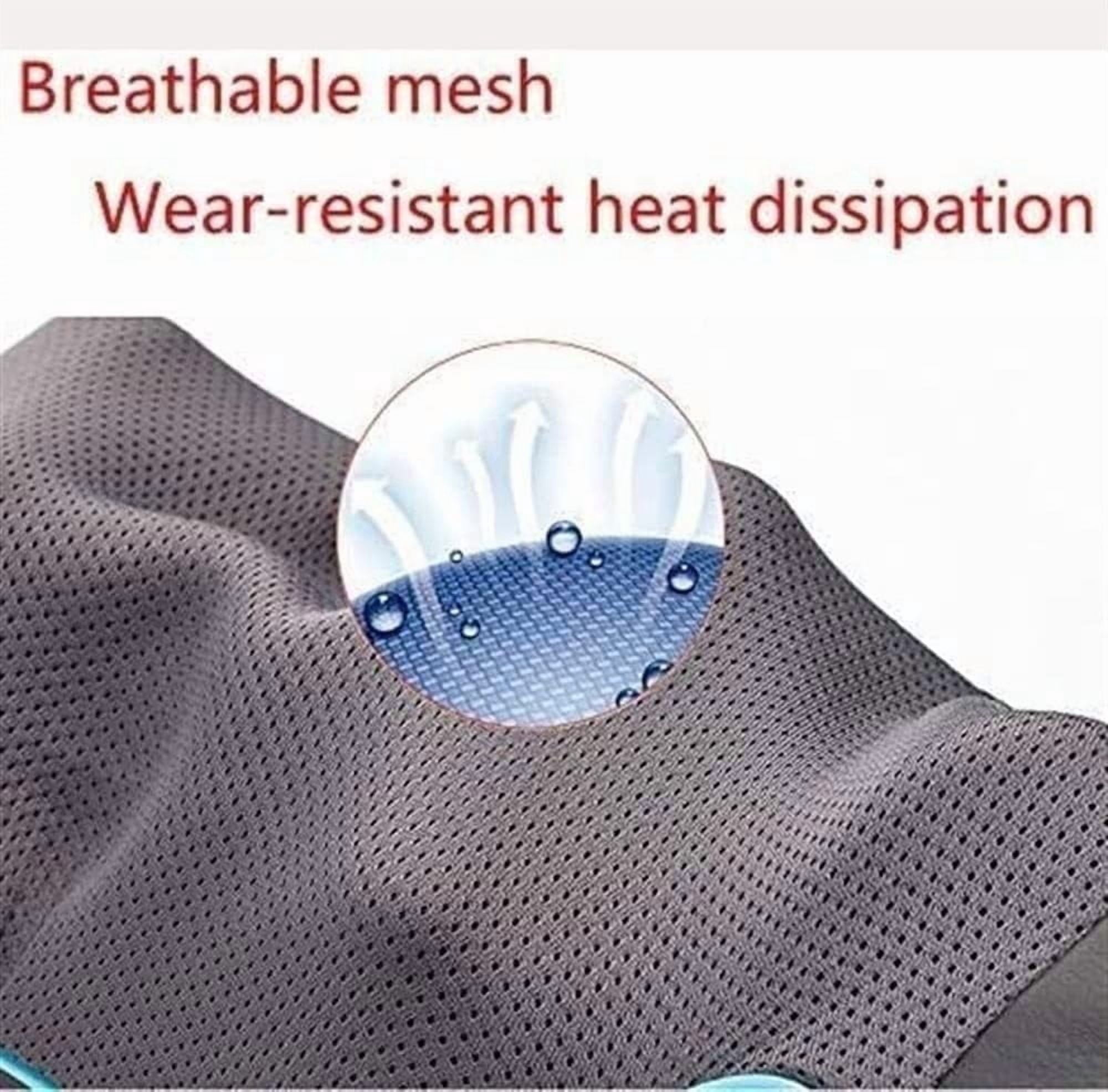 Neck and Shoulder Massager with Heat, Electric Deep Tissue Kneading Massage for Back Pain Relief, Gifts for Women Men, Use at Home Car Office (Blue)