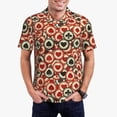 thumbnail image 1 of Fotbe Poker Chips Pattern Men’s Golf Polo Shirt – Breathable Performance Golf Shirt with Button-Down Collar-X-Large, 1 of 6