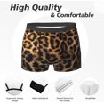 thumbnail image 2 of SEVEBJ Leopard Pattern Animal Skin Print Mans Boxer Briefs Knickers Elastic Underpants Breathable Bokserit, 2 of 6