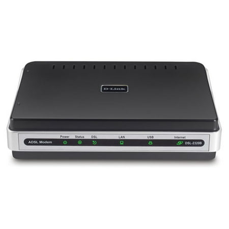D-Link DSL 2320B - DSL modem - USB / Ethernet 100 - 24 Mbps (New Open
