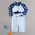 thumbnail image 2 of Gubotare Toddler Swimsuit Girls Swimwear One Piece Swimsuit Toddler Cute Beach Bathing Suit 3T 4T (Light Blue,3-4 Years), 2 of 8