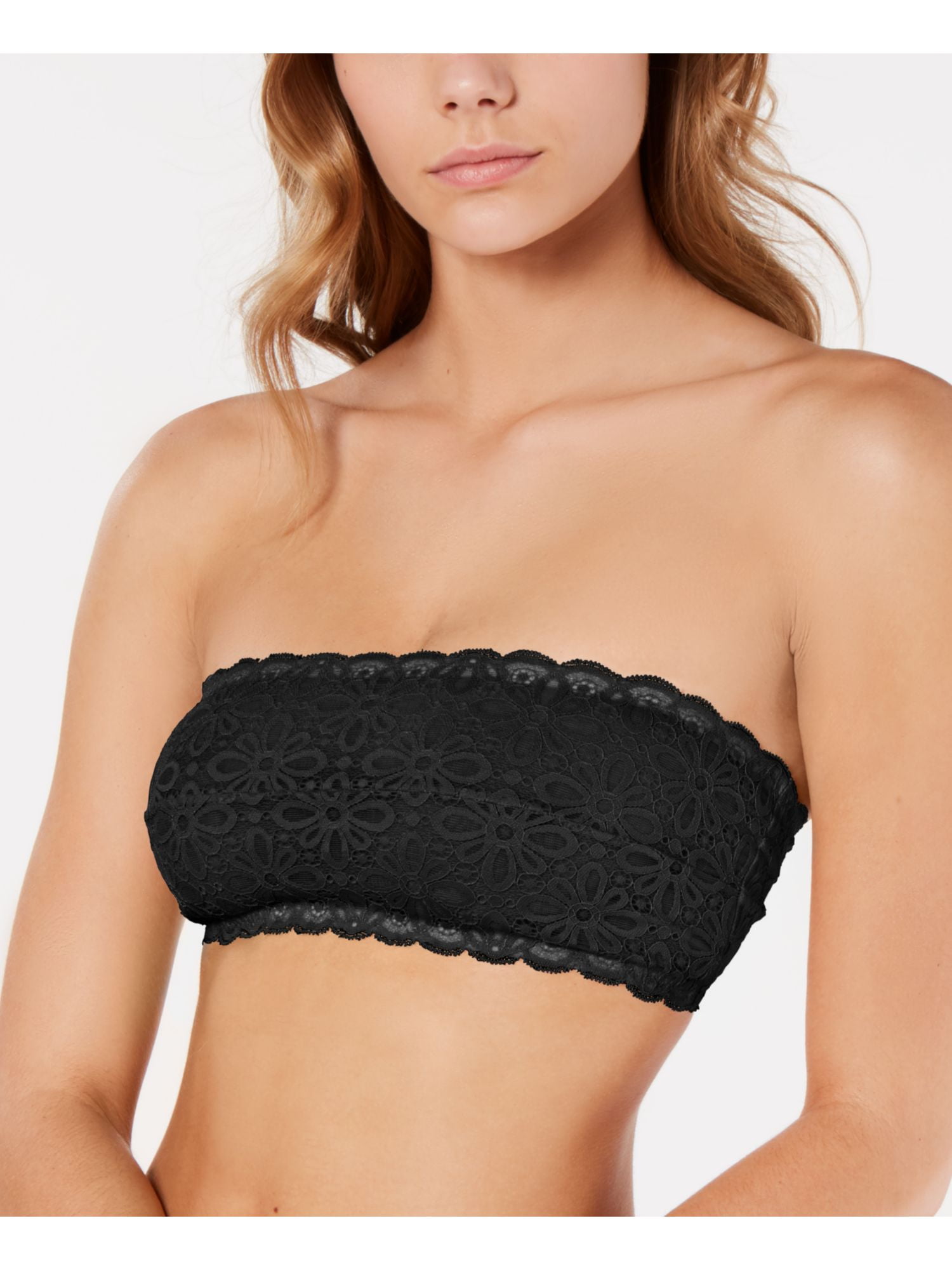 Free People Lace Bandeau Black F7150220A - Free Shipping at Largo Drive