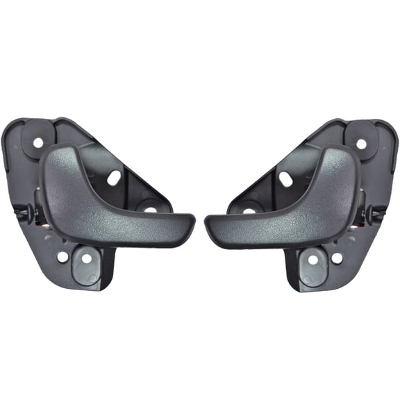 PT Auto Warehouse CH-2903A-FP - Interior Inner Inside Door Handle, Black - Front Left/Right Pair Fits select: 2001-2007 DODGE GRAND CARAVAN, 2001-2007 CHRYSLER TOWN & COUNTRY