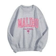 thumbnail image 1 of HNMKIU Chemise à Manches Longues Femme Imprimé MSLIBU Adulte Unisexe Col Rond Sweat à Capuche, 1 of 3