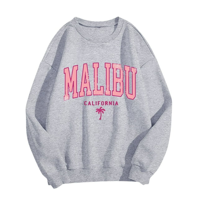 HNMKIU Chemise à Manches Longues Femme Imprimé MSLIBU Adulte Unisexe Col Rond Sweat à Capuche