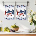 thumbnail image 2 of 4th of July Kitchen Towels Set of 3, American Star Blue Ombre Independence Day Soft Microfiber Dish Towels, Absorbent Quick-Dry Washable Dishcloths for Kitchen Cleaning, Drying Dishes, 18x28 Inches, 2 of 9