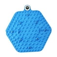 thumbnail image 3 of Almohadilla de silicona para masaje de pies, alfombrilla sensorial para puntos de acupuntura, almohadilla de masaje con placa para los dedos del pie Temporizador azul hexagonal, 3 of 8