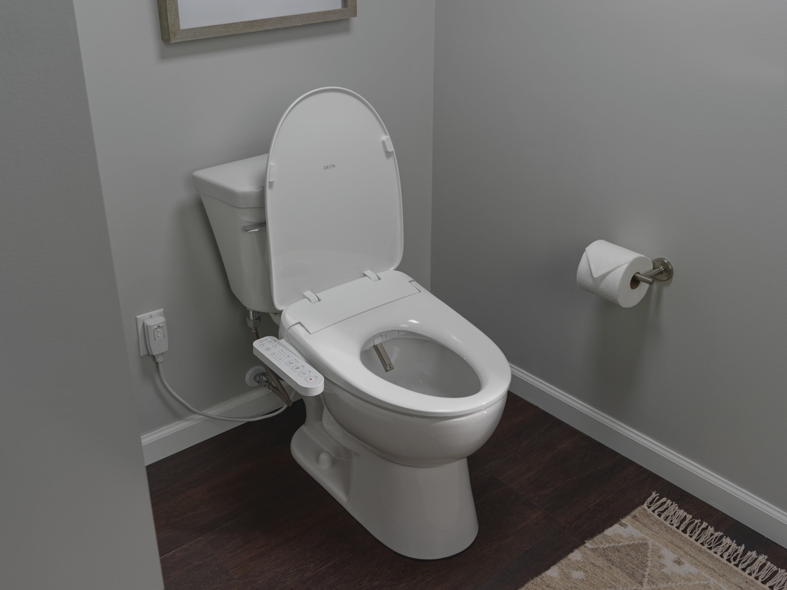 Delta 893005E Refresh Standard Elongated Bidet Seat - White