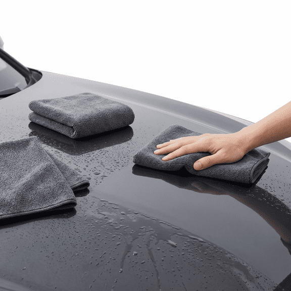 ROSEXIXI Microfiber Towels For Cars 3 Pcs 500g Twisted Loop Car Wash Drying Towel 30x40cm Lint-Free Absorbent Detailing Towels for Interior Exterior Vehicle Washing Polishing Drying