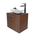 thumbnail image 1 of Gabinete para baño DECOMOBIL moderno con Lavamanos y Monomando Izquierdo Nogal Neo GABINETE 07, 1 of 4