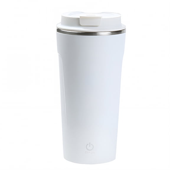 CCOCC Self Stirring Coffee Mug,Fully Automatic Stirring Coffee Cups,Intelligent Rotating System Coffee Mug,White,400ml