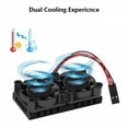 thumbnail image 4 of 3X Ventilador Doble con Disipador de Enfriador de Ventiladores de Enfriamiento Doble Definitivo para 4B, 4 of 6