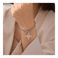 thumbnail image 5 of Pulsera Nudo Bruja Acero Inoxidable Malubero Plata, 5 of 5