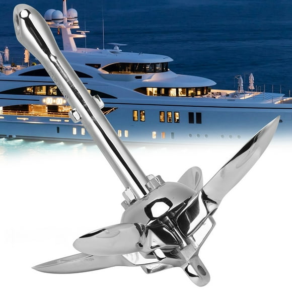 Boat Grapnel, Boat Folding Anchor, 645g Boat Grapnel Anchor, Rubber Dinghy For Fishing Boat Yacht Canoeing