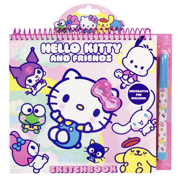 Cuaderno de bocetos Horizon Group USA Hello Kitty con bolígrafo, 20 hojas