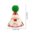 thumbnail image 3 of Kit de Decoración Navideña de Mini Sombreros de Manzana | Set de Materiales para Manualidades de Papel con Sombreros Multicolores, Pegatinas y Pegamento para Adornos Navideños | Diseños Festivos de R, 3 of 6