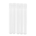 thumbnail image 1 of 100pcs Clear Plastic Test Tube With Cap 12x100mm U- Bottom Long Transparent Test Tube Lab Supplies, 1 of 5