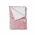 thumbnail image 2 of Pearls Soft Flannel Fleece Blanket, Heart Pearl Necklace Design Vintage Style Accessory Love Celebrating Artwork Print, Cozy Plush for Indoor and Outdoor Use, 60" x 80", Beige Pink, by Ambesonne, 2 of 6