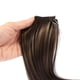 thumbnail image 4 of 16 40.5cm Dark Brown Invisible Hair Extensions Long Straight Synthetic Hair Adjustable Headband Hairpieces No Clip, 4 of 7