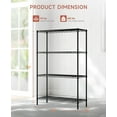 thumbnail image 6 of Vebreda 4-Tier Adjustable Metal Storage Shelf Unit, Heavy-Duty Storage Shelves for Garage, Kitchen, or Office, 6 of 9