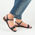 thumbnail image 4 of Journee Collection Womens Verity Ankle Strap Low Block Heel Sandals, 4 of 6