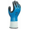 Showa Coated Gloves,Black/Blue,S,PR 377S-06
