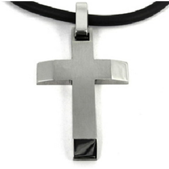 Titanium Cross Necklace for Men