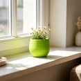 thumbnail image 6 of Mini Plants Pot,Marble Grain Plantser Resin Plastic Small Foliage Container Desktop Greenery,Balcony Potted,Indoor Plants Decor,2.76x2.76x2.1 Inch,Green, 6 of 7