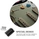 thumbnail image 5 of Soidarity Puente fijo de guitarra con tornillos y llave Profesionales Adultos Aprendizaje Pieza de repuesto resistente Sillín negro Tailpiece Electric Accesorios para instrumentos musicales Soidarity OD026176-00, 5 of 6