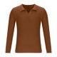 thumbnail image 3 of pstuiky camisetas de manga larga para hombre, Suéter de punto con cuello de color liso para hombre Suéter de manga larga para hombre camisetas de hombre l, 3 of 5