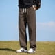 thumbnail image 3 of Pantalones casuales rectos de algodón elásticos para hombre, de estilo clásico, de primavera, para exteriores, de moda coreana, cómodos, de color caqui liso, holgados, 3 of 5