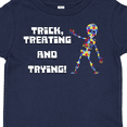 thumbnail image 4 of Inktastic Trick Treating and Trying Autism Awareness with Zombie Boys or Girls Toddler T-Shirt, 4 of 5