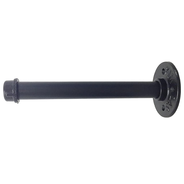 Soportes De Estantería Vintage Industriales Soporte De Bastidor De Tubo De Hierro Hardware DIY 3 Tamaño - Negro 13 pulgadas 33 cm (13 pulgadas) Soledad Soporte de estante de tubería industrial
