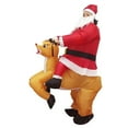 thumbnail image 1 of Cartoon Inflatable Christmas Costume Reindeer Santa Claus Inflated Clothes Party Suit_Perfect Gift, 1 of 5