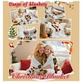 thumbnail image 6 of Christmas Gifts for Grandkids! Elegant Luxury Flannel Super Soft Christmas Prints Fleece Blanket-Holiday Theme Home Décor Fuzzy Warm and Cozy Throws for Winter Bedding, Couch and Gift, 27 x 39 inch, 6 of 8