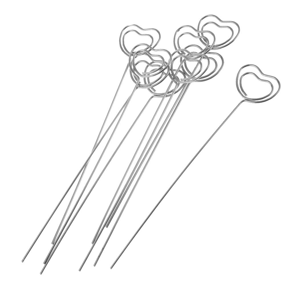 DIY Craft Metal Wire Photo Clip, Holder, Assorted heart 20x22mm