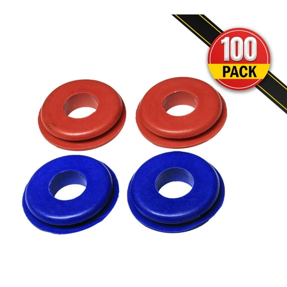 Mytee Products 100 Pack Glad Hands Universal Seal Kit for Semi Trucks Trailers Tractors Replace DA909005
