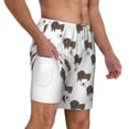 thumbnail image 3 of Goofa Dachshund Dog Printed Men's Swim Trunks Board Shorts Quick Dry Mens Swimming Trunks with Compression Liner,Breathable Fit Hawaii Beach Shorts-Large, 3 of 9