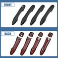 thumbnail image 5 of Unique Bargains 1 Set Automotive Door Handle Cover Trim for Toyota Camry 2018-2023 without Smart Key Holes Matte Black, 5 of 7